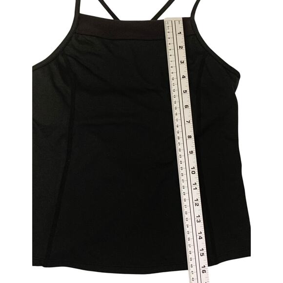 Free People Movement Womens Looking Heavenly Tank Black Strappy Back Size Small - Picture 7 of 16